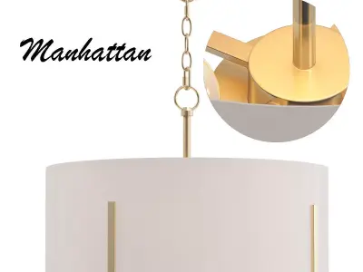 Manhattan pendant light 3D model