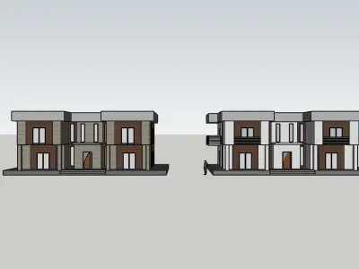 Modern House Project 3D model