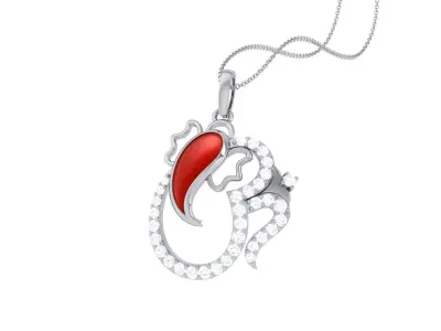 Spiritual Ganesha Pendant 3D print model