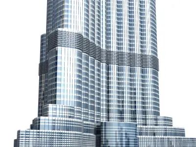 Burj Khalifa 3D model