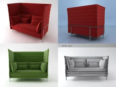 Alcove 2-Seater 3D model