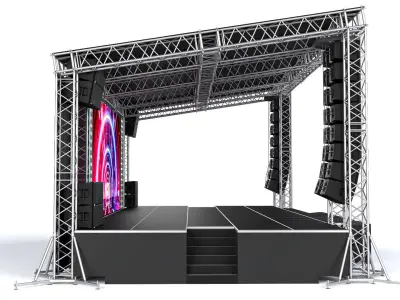 Concert Stage 05 3D model