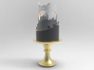 Arabian night lamp 3D print model