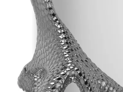 Eagle claw 3D print model