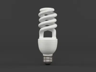 LED light bulbs 3D model