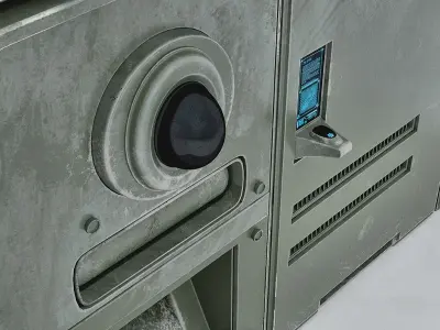 Sci-Fi Seat 3D model