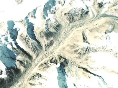 Mountain landscape 3D model