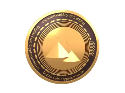 Decentraland Coin v3 003 3D model