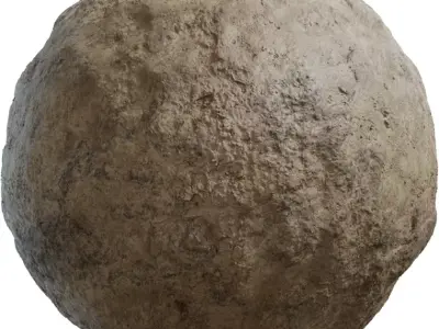 Dusty Clay Rock Surface PBR Texture Texture