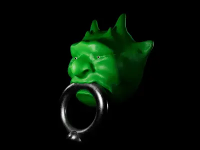 Gnome Head Knocker 3D model