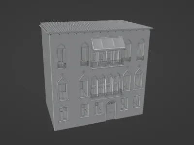 Italian house 3D model buy