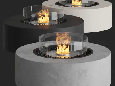 EcoSmart Fire Fireplace 3D model
