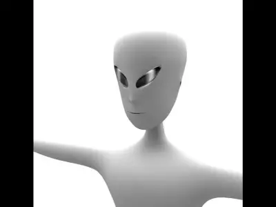 Extraterrestrial Lifeform ELF-SS1 3D model