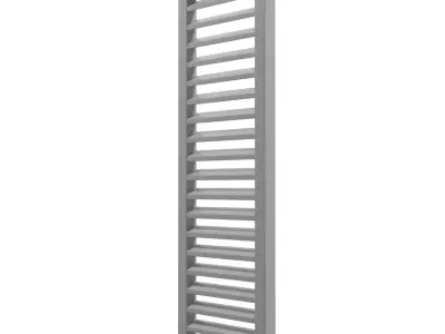 louver window persiana blind low poly Low-poly 3D model