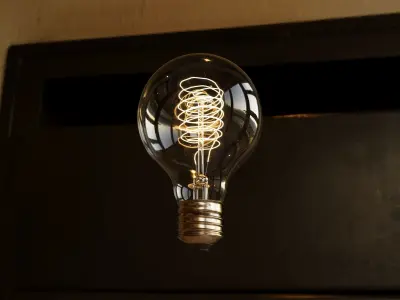 Light bulb 3D model