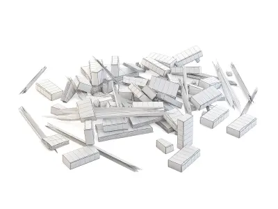 Rubble Medium 3D model