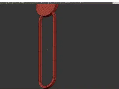 MANCHESTER three pendants in gold Low-poly 3D model