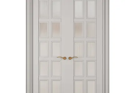 Entrance door set185 3D model