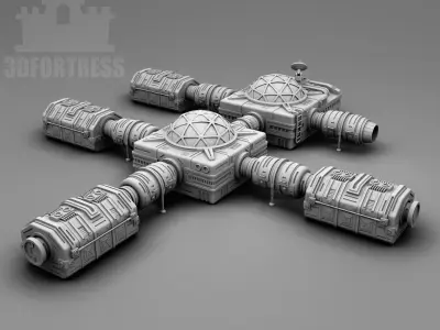 Martian Green house 3D print model