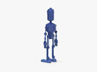 Phlegmatic robot 3D model