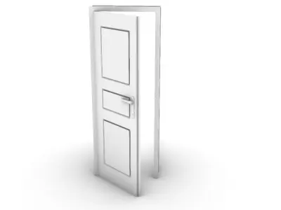 Detailed Door Model  3D model
