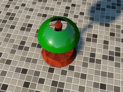 Old Lamp Free 3D model