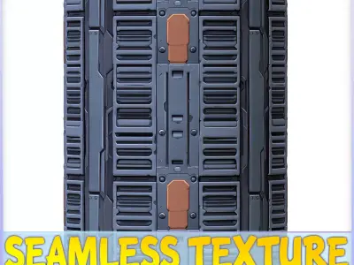 SciFi Seamless Texture Texture 28