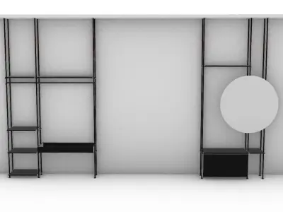Wardrobe Light frame 3D model