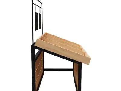 Stall models Low-poly 3D model