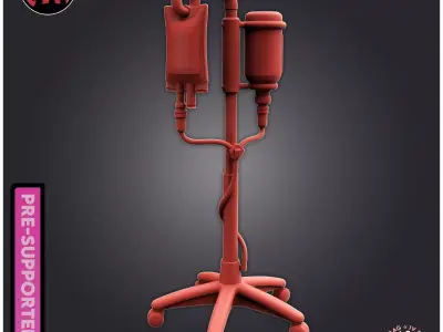 IV Bag 3D print model