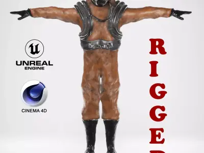 Spacesuit Rigged  3D model