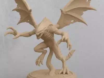SKY HUNTER  Aerial Alien Assassin STL Pack 3D print model