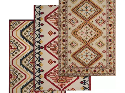 Rug Set 31 3D model purchase