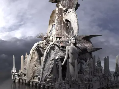 Chambers of Power Kit bash 3D model