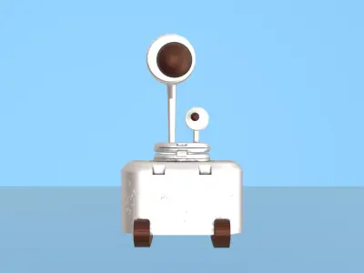 Robot Model Low-poly 3D model