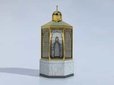 Maqam Ibrahim Low-poly 3D model