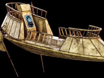 Star Wars Desert Skiff 3D model