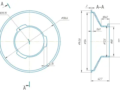 from Godox to Bowens bayonet Adaptor 3D print model