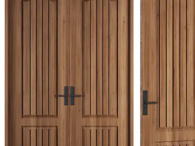 Entrance door set145 3D model
