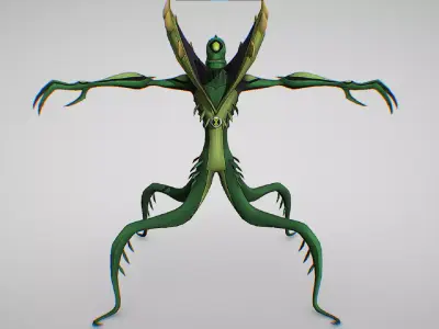 Wildvine  - DNA sample of a Florauna - Ben 10 Omniverse Low-poly 3D model