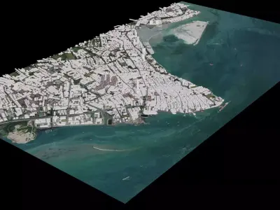 George Town Of Penang - Malaysia 3D model