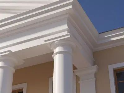 palace in the classic style Officer Assembly Building 3D model