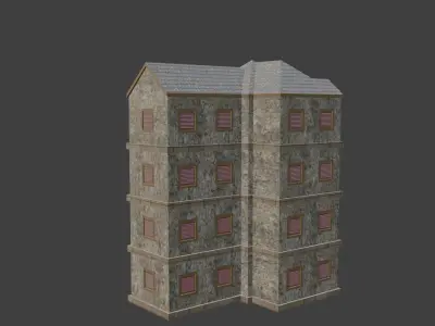 House Model 34 Low-poly 3D model