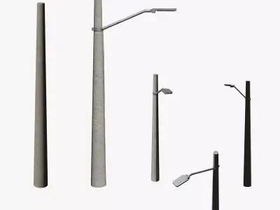 Post Concrete Series LumixConcreto N0 N1 3D model