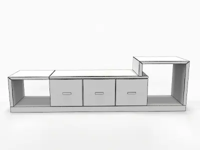 TV Stand Free 3D model