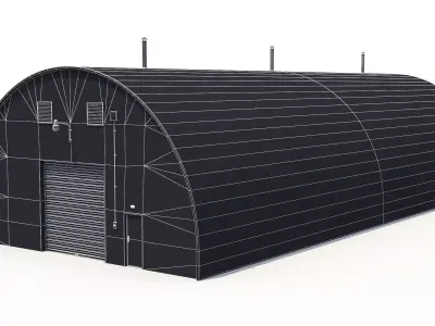 6 PBR Farm Buildings Collection 3D Model Pack