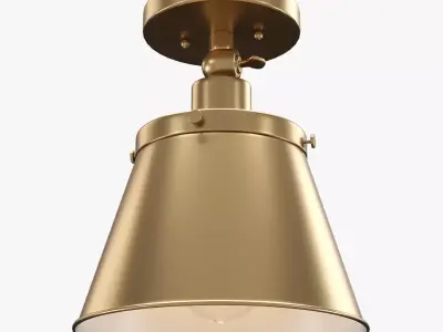 Hinton Flush Mount Ceiling Light P350199 3D model