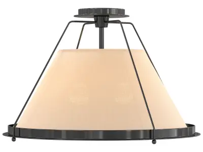 Shelton Flush Mount Large 3D model