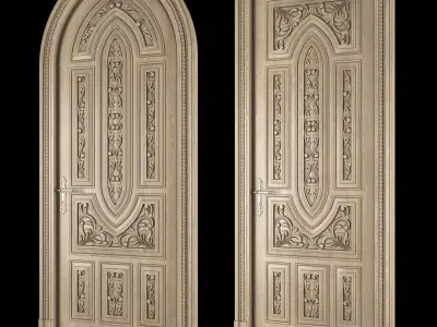 sodani door Low-poly 3D model