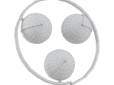 Circle Shaped 3D model